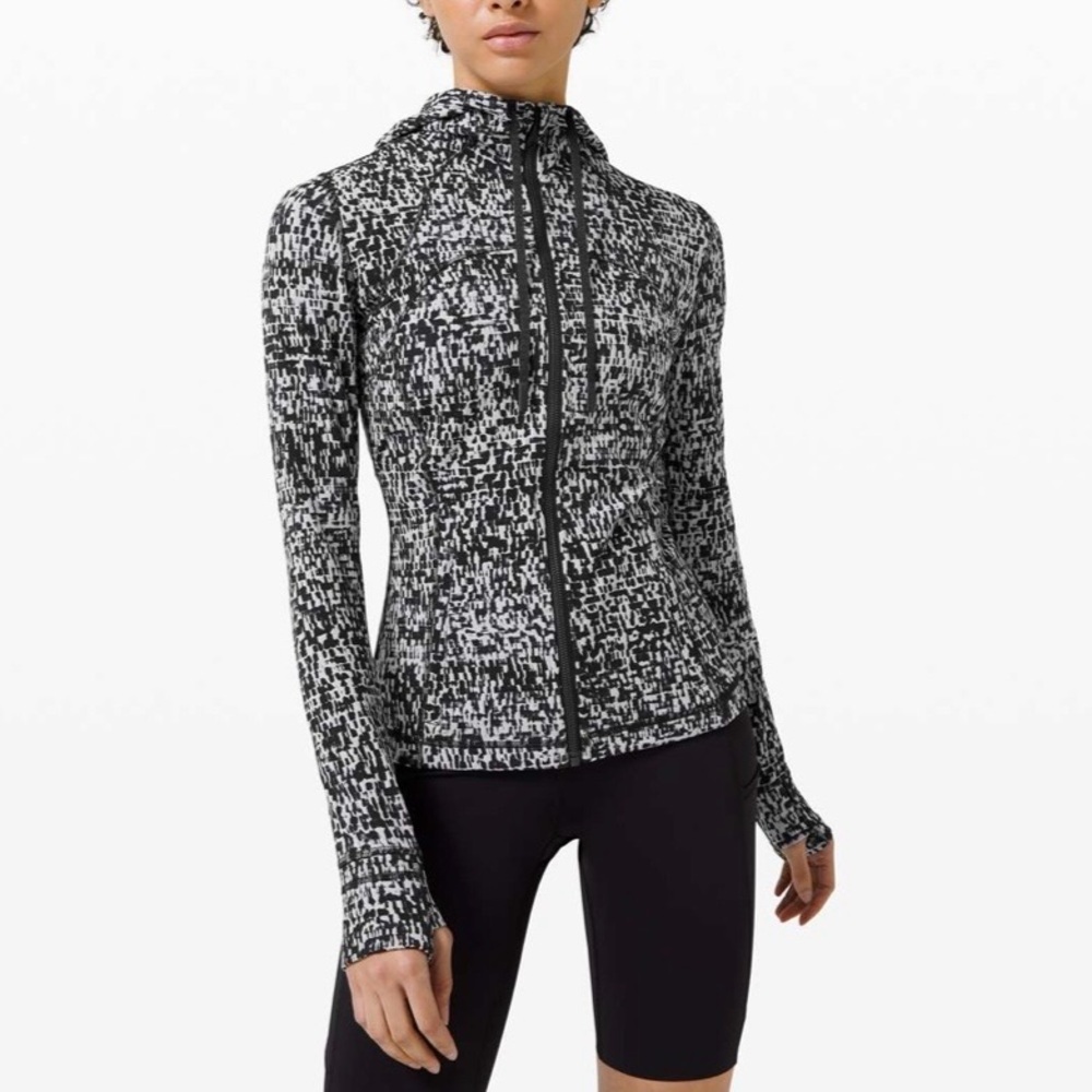 Lululemon Hooded Define Jacket 6 Black/White